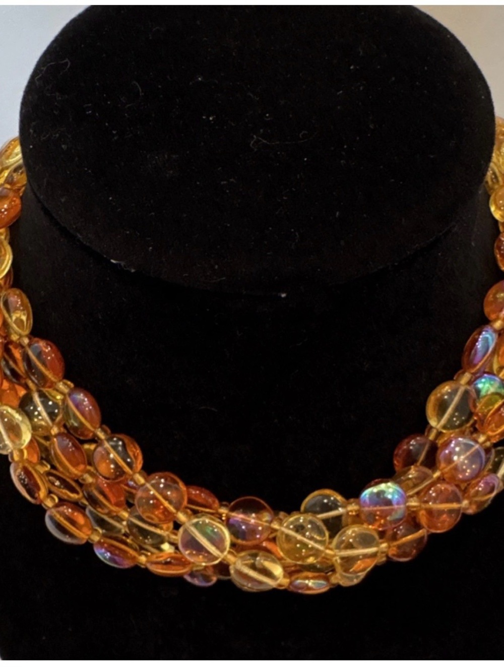 Aurora Amber Multi-Strand Bead Necklace - Women's Jewelry